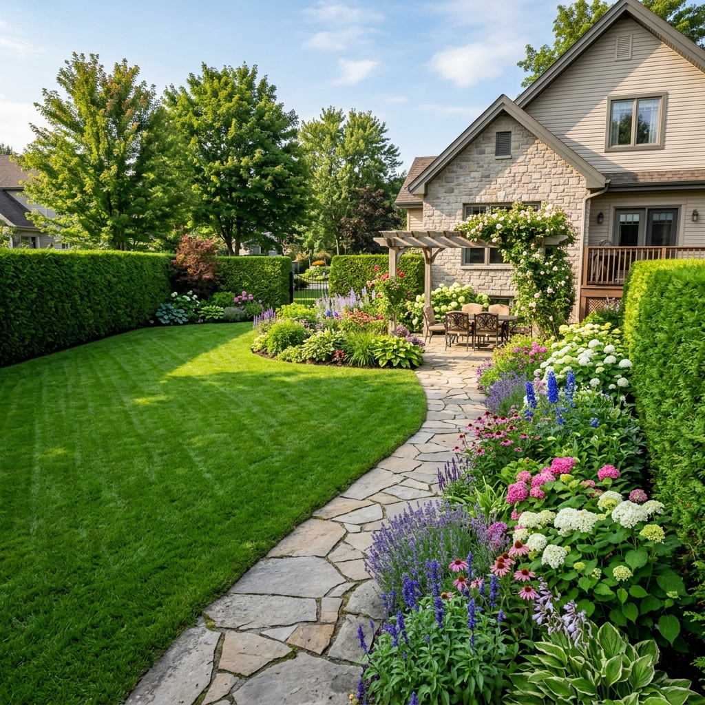 Taille de haie de cèdres — Fleurmidable